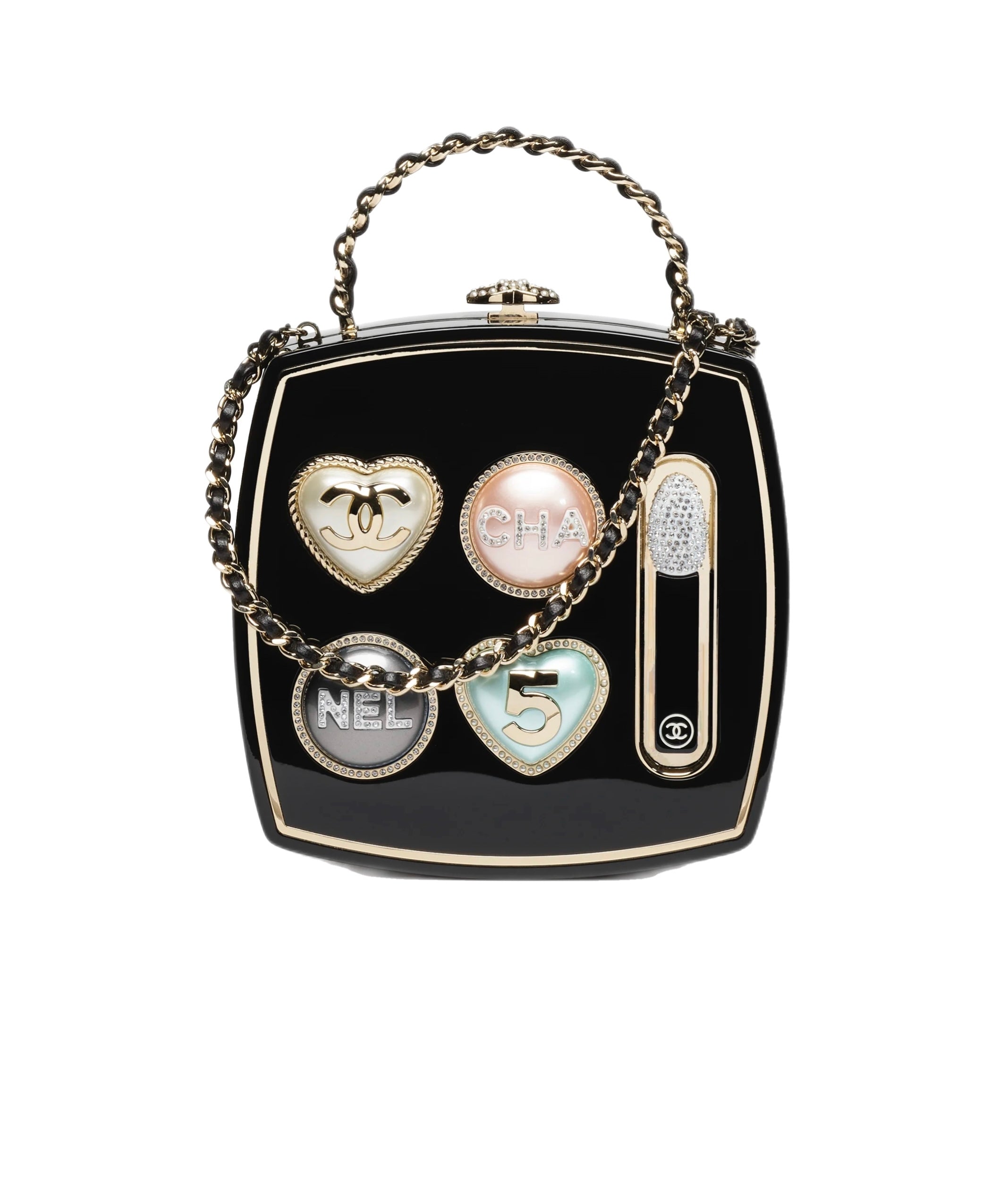 PRE-LOVED RARE CHANEL Makeup Palette Minaudiere Bag