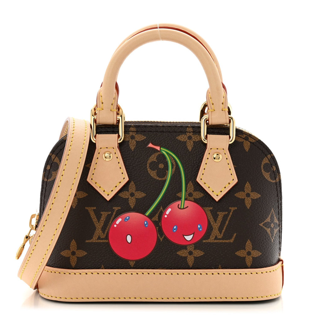 PRE-LOVED Louis Vuitton Monogram Cerises Nano Alma