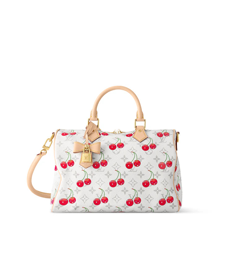 PRE-LOVED Louis Vuitton Cherry Speedy Soft Bandouliere 30