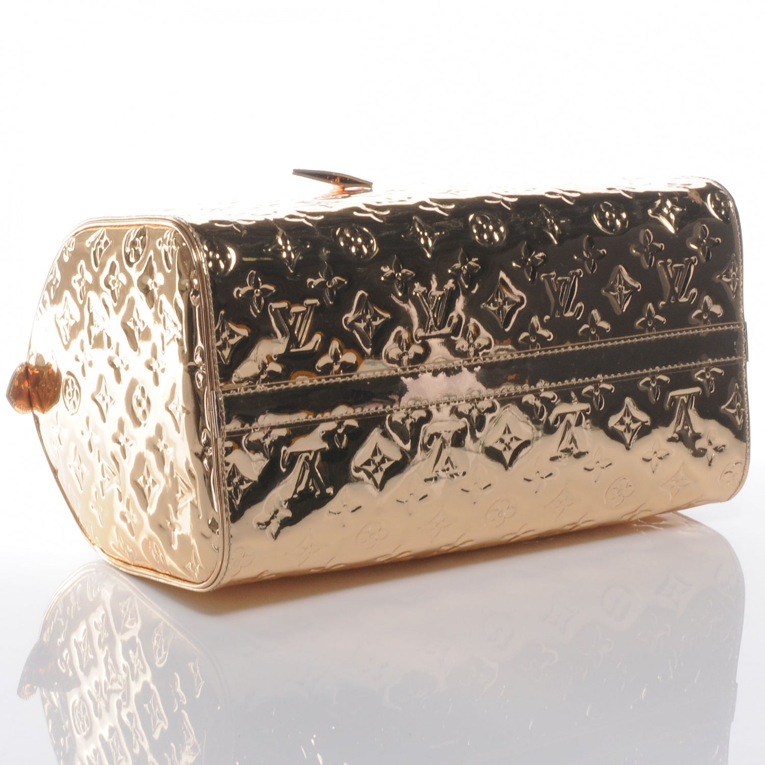 PRE-LOVED Louis Vuitton Gold Monogram Speedy 30