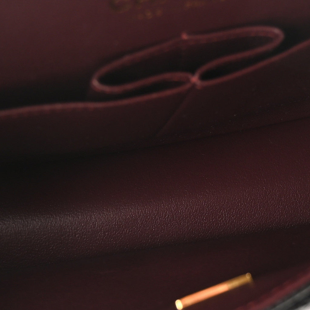 PRE-LOVED CHANEL Classic Caviar Medium Double Flap with Gold Hardware