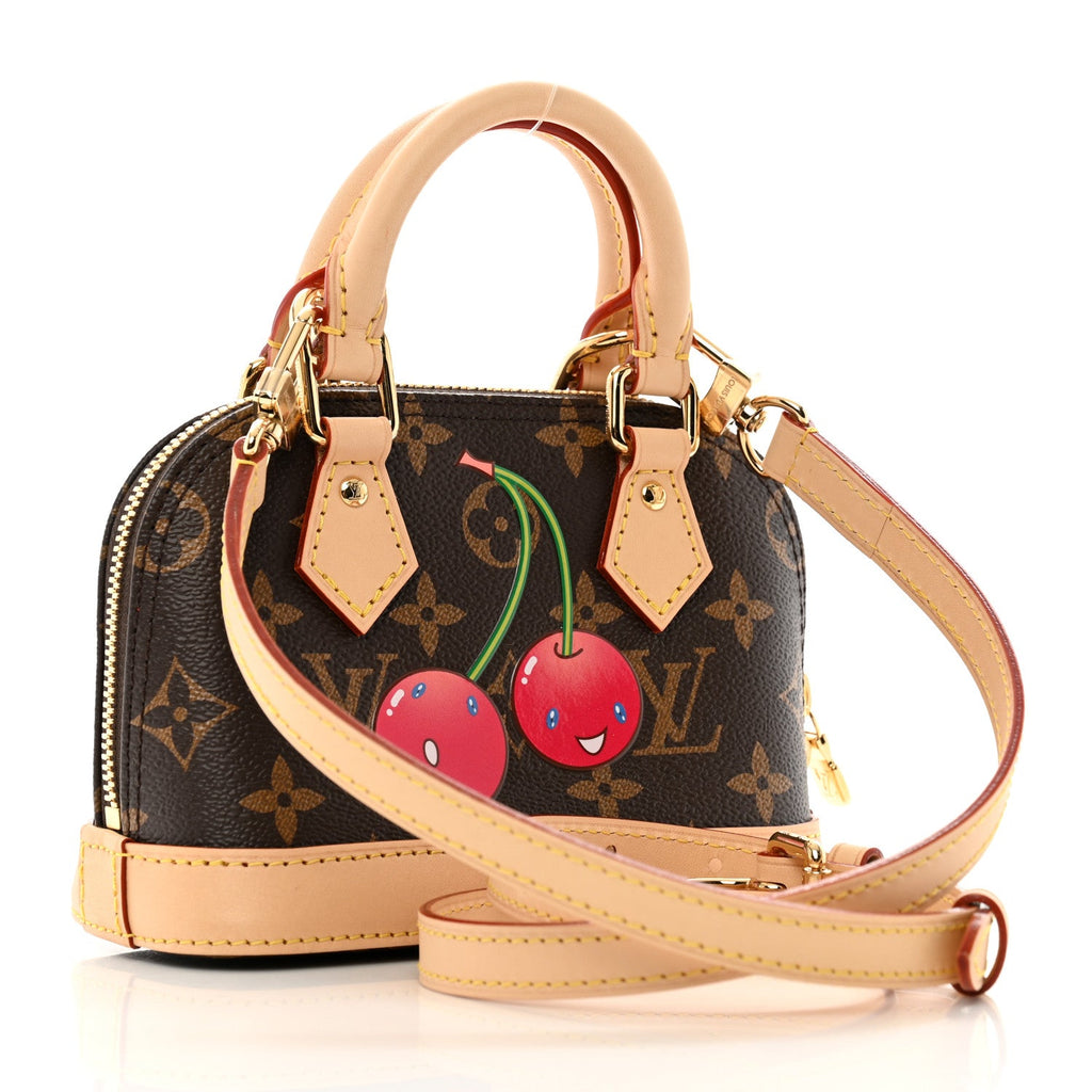 PRE-LOVED Louis Vuitton Monogram Cerises Nano Alma