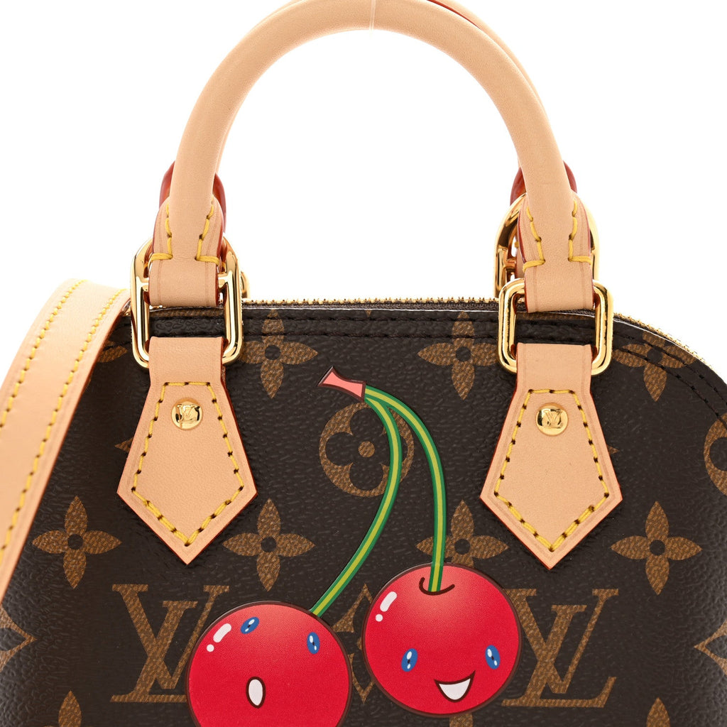 PRE-LOVED Louis Vuitton Monogram Cerises Nano Alma