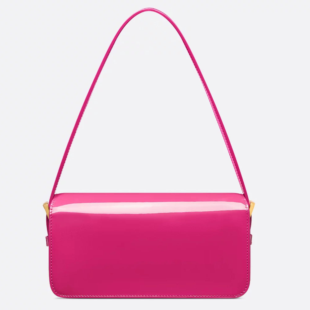 PRE-LOVED Christian Dior Fuchsia Flap Shoulder Bag