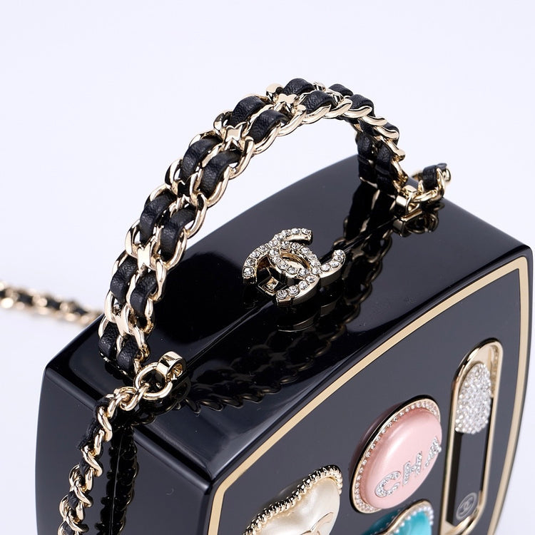 PRE-LOVED RARE CHANEL Makeup Palette Minaudiere Bag