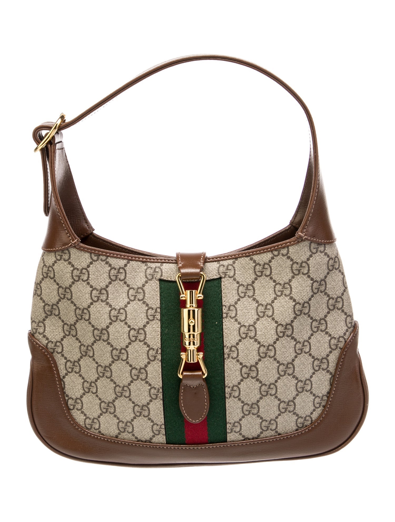 PRE-LOVED GUCCI GG Supreme Jackie 1961