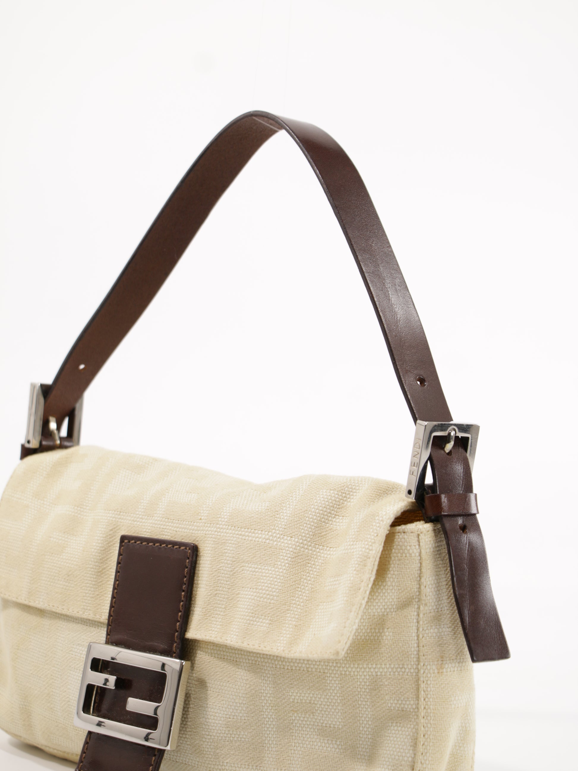 PRE-LOVED FENDI Zucca Baguette