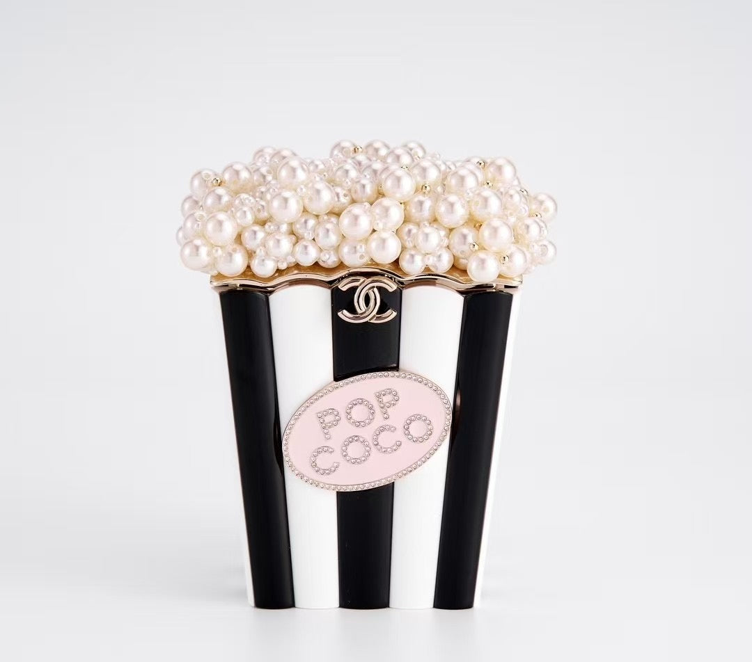 PRE-LOVED RARE CHANEL Popcorn Minaudiere