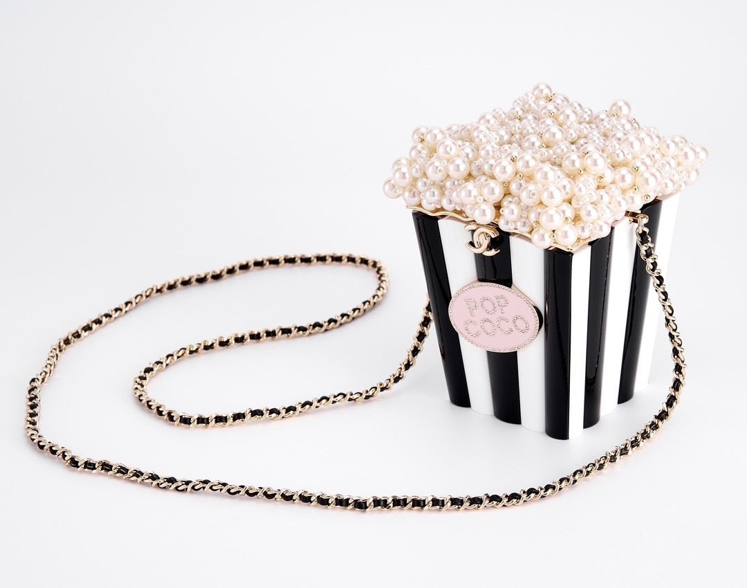 PRE-LOVED RARE CHANEL Popcorn Minaudiere